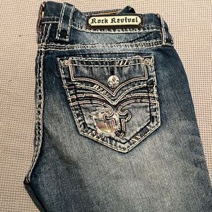 Rock Revival Raven Skinny Size 29